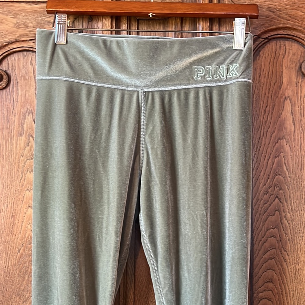 PINK Velvet Green Leggings - Picture 2 of 10